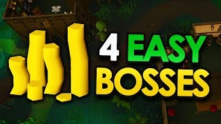 4 Easy Bosses for HUGE Profits OSRS [upl. by Odraner]