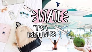 CÓMO ALISTAR TU MALETA  ESENCIALES DE VIAJE  TIPS PARA UN VIAJE PERFECTO Y ORGANIZADO [upl. by Ahseret747]