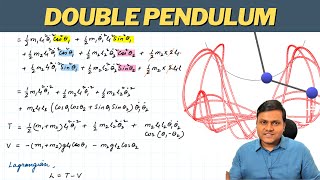 The Chaos of Double Pendulum Lagrangian Analysis  EOM  Simulation  CHAOS [upl. by Mahoney]