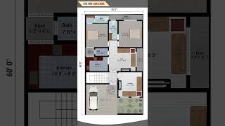 35x60 feet 2BHK House Plan with car parking [upl. by Rama]