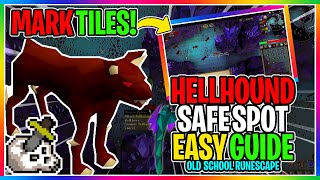 OSRS  How To Safe Spot Hellhounds In The Catacombs Of Kourend   EVERYTHING YOU NEED TO KNOW [upl. by Nami]