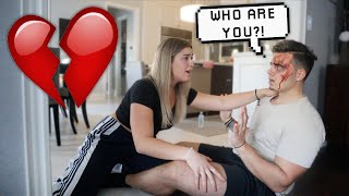 I LOST MY MEMORY PRANK ON GIRLFRIEND SHE CRIES [upl. by Hsirrap]