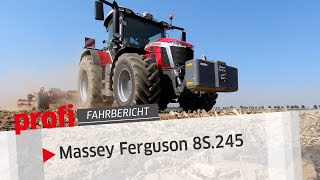 Massey Ferguson 8S245  profi Fahrbericht [upl. by Bradley349]