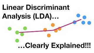 StatQuest Linear Discriminant Analysis LDA clearly explained [upl. by Eecyal]