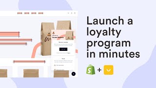 Launch a Loyalty amp Rewards Program on Shopify in Minutes  Smileio [upl. by Chaille266]