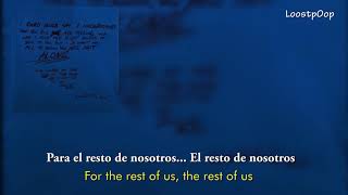 XXXTENTACION  HOPE SUB españolIngles Lyrics ESPINGLES [upl. by Conti]