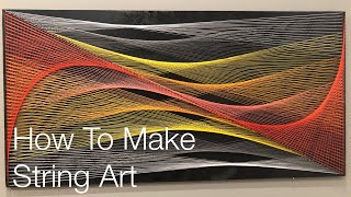 How to make String Art  Tutorial [upl. by Epilihp23]