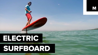 Electric surfboard moves without waves [upl. by Kirch350]