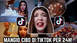 MANGIO SOLO RICETTE FAMOSE SU TIKTOK PER 24H [upl. by Yelsiap686]