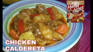 CHICKEN CALDERETA USING MAMA SITAS [upl. by Suoicserp]