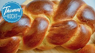 Hefezopf backen und flechten  Osterrezepte [upl. by Ydospahr]