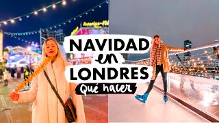 NAVIDAD en LONDRES  12 Cosas Que No Puedes Perderte [upl. by Enneire]