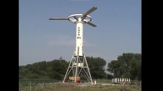 VAWT 200kW Vertical Wind Turbine Installation [upl. by Fitzpatrick]