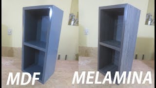 DIFERENCIA ENTRE MDF Y MELAMINA Con ejemplos  LUIS LOVON [upl. by Korey]