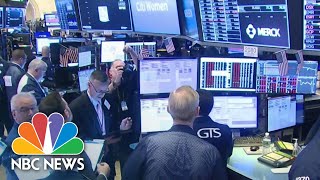 Stock Trading Halted After Markets Plunge At Market Open  NBC News [upl. by Lacagnia367]