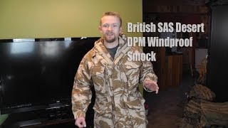 British SAS Desert DPM Windproof Smock  Military Surplus Preview [upl. by Clementia]