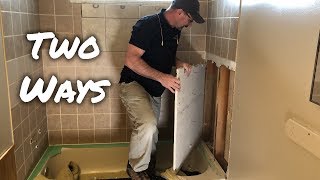 How To Remove BathtubShower Wall Tiles [upl. by Docilla]