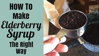 How to Make Elderberry Syrup the Right Way [upl. by Kally]