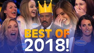 2018s GREATEST FAMILY FEUD MOMENTS [upl. by Leikeze]