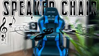 This Gaming Chair Has Speakers  GT Racing Chair Review [upl. by Dlarrej]