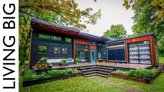 Musicians Incredible Modern Tiny House amp Mobile Music Studio [upl. by Arimihc]