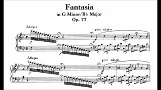 Beethoven  Fantasia in G minor Op 77 Rudolf Serkin [upl. by Anuska929]