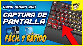 ✅ Como tomar una CAPTURA de PANTALLA en cualquier PC o LAPTOP 【2022】 [upl. by Shewmaker]