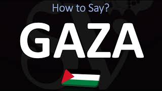 How to Pronounce Gaza CORRECTLY [upl. by Elga]