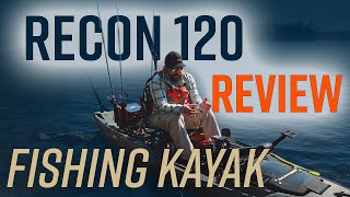 Wilderness Systems Recon 120 HD Review  Pedal drive fishing kayak [upl. by Bakemeier]