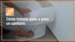 Cómo instalar paso a paso un sanitario  Baños  The Home Depot Mx [upl. by Puttergill]