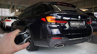 2021 BMW 5 Series LCI Touring 530d 286hp  Sound amp Visual Review [upl. by Eiramit212]