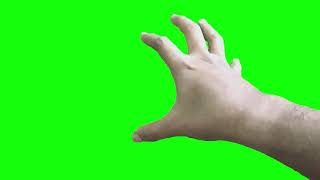 Hand Gestures 1 Green Screen [upl. by Aubrie]