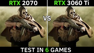 RTX 2070 vs RTX 3060 Ti  Test In 6 Games  1080p  1440p [upl. by Cram]