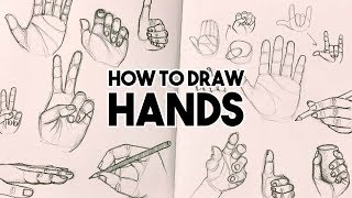 How to Draw Hands  starting with just 3 simple shapes [upl. by Oicanata]