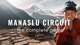 Manaslu Circuit Trek Larke Pass  THE COMPLETE GUIDE [upl. by Trevor]