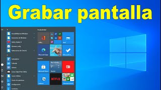 Como grabar la pantalla de tu pc [upl. by Ilsel846]