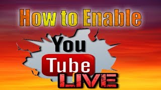 How to Enable live streaming on youtube channel [upl. by Leaj960]