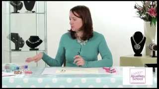 How to Make Jewelry Tutorial for Beginners Part 1 of 4 [upl. by Ivonne]