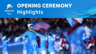 Beijing 2022 Opening Ceremony Highlights  Paralympic Games [upl. by Eiralav667]