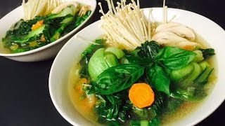 HOW TO MAKE CHINESE VEGETABLE SOUP [upl. by Nilesoy]