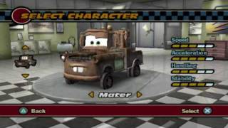 Cars PS2 Gameplay [upl. by Hallam]