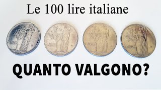 Le 100 Lire che valore hanno Ecco le monete dal 1954 al 1958 [upl. by Walke]