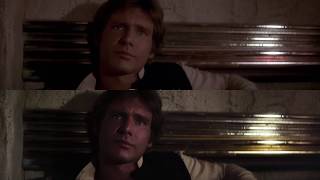 Han Shot First  1977 v 2019 Disney Full Speed Half Speed  Cantina Scene [upl. by Ahsekel]