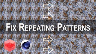 How to fix repeating patterns of textures using redshift CINEMA 4D TUTORIAL [upl. by Townie]