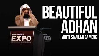 Beautiful Adhan Call to Prayer  Mufti Menk ᴴᴰ [upl. by Aivat138]