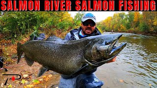 Salmon Fishing New Yorks World Famous Salmon River [upl. by Hurty33]