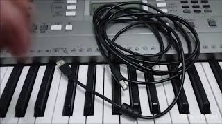 Conexión MIDI Yamaha PSR [upl. by Jacobsohn181]