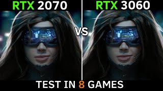 RTX 2070 vs RTX 3060  Test In 8 Games  1080p  1440p [upl. by Sesom]