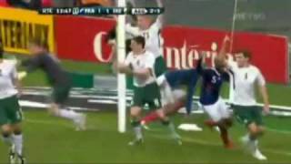 Thierry Henry Handball Ireland V France 11 agg 12 Hand Of Frog God 181109 BestGood Quality [upl. by Ahsykal]