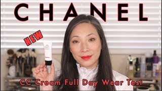 CHANEL New CC Cream Full Day Wear Test [upl. by Kcirdahs]